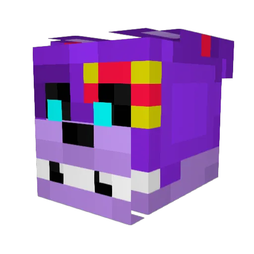 boofresh Minecraft avatar head, 3D render
