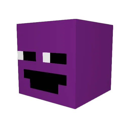boog1 Minecraft avatar head, 3D render
