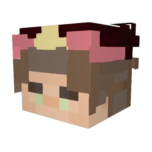 boogie_05 Minecraft avatar head, 3D render