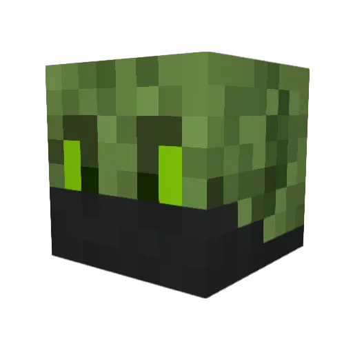 boogoboom Minecraft avatar head, 3D render
