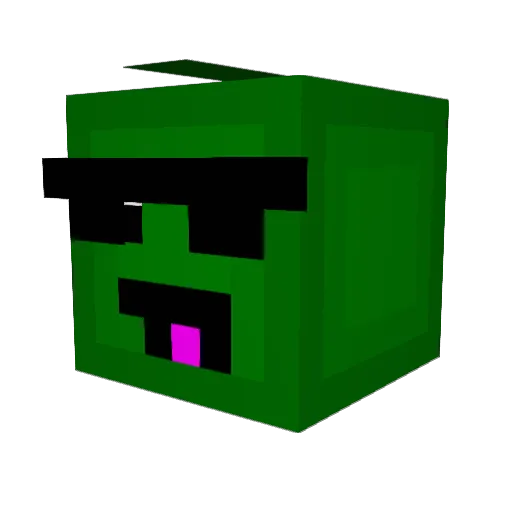 boohoobentley Minecraft avatar head, 3D render