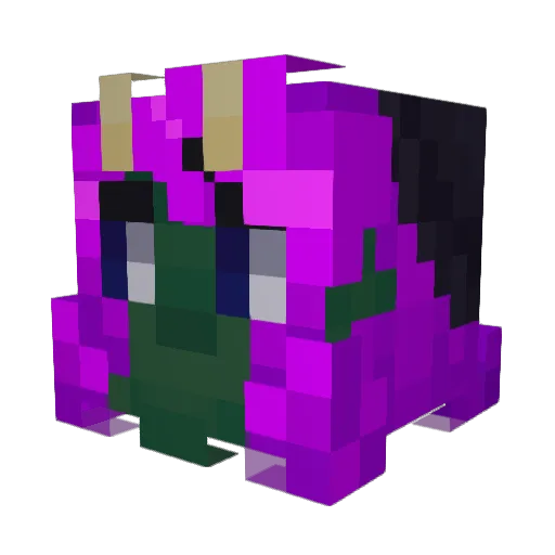 book3779 Minecraft avatar head, 3D render
