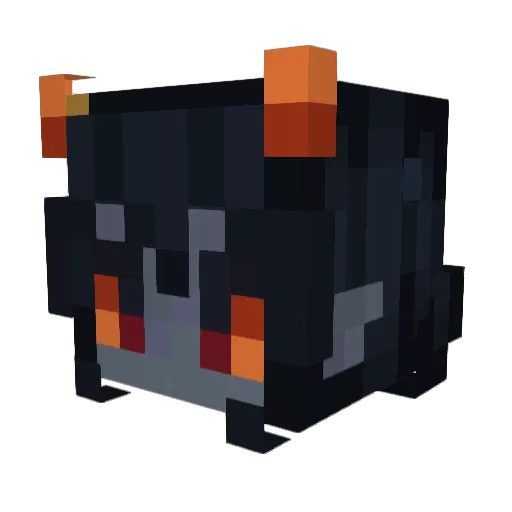 bookofluv Minecraft avatar head, 3D render