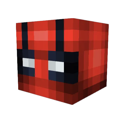 boom1924 Minecraft avatar head, 3D render