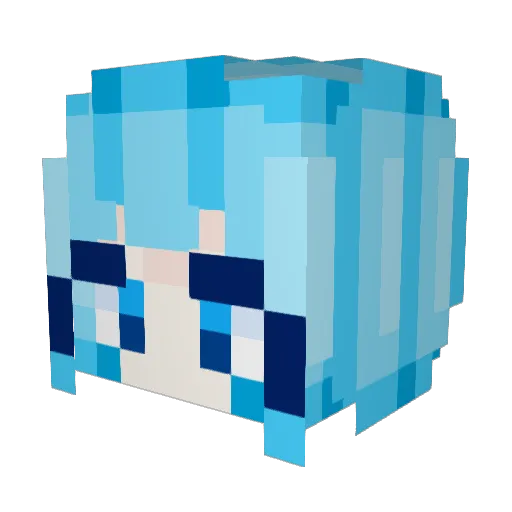 boom28918 Minecraft avatar head, 3D render