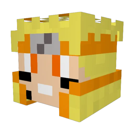 boomcheese3 Minecraft avatar head, 3D render
