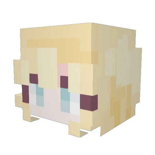 boomgod8 Minecraft avatar head, 3D render