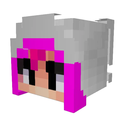 boomie_ Minecraft avatar head, 3D render