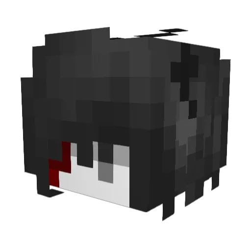 boomshell88 Minecraft avatar head, 3D render