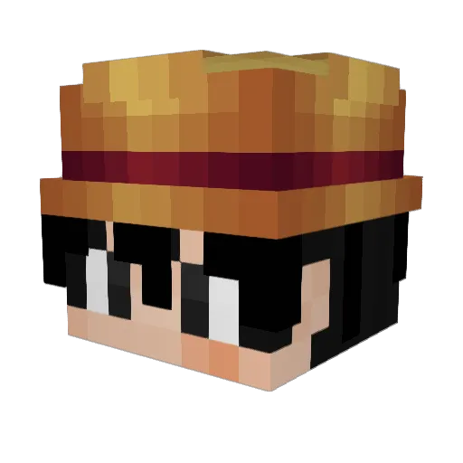 boomstick2107 Minecraft avatar head, 3D render