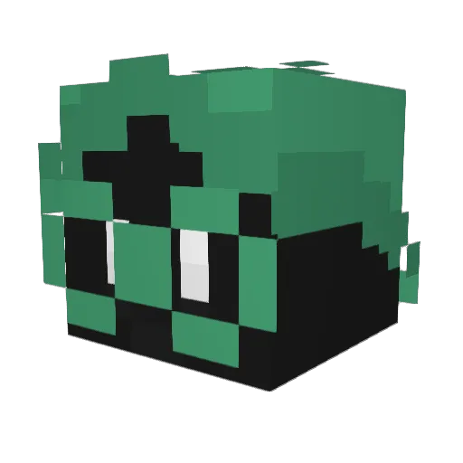 boomstick_lvl35 Minecraft avatar head, 3D render