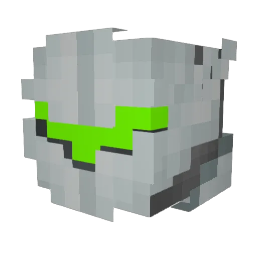 boomthegloom Minecraft avatar head, 3D render