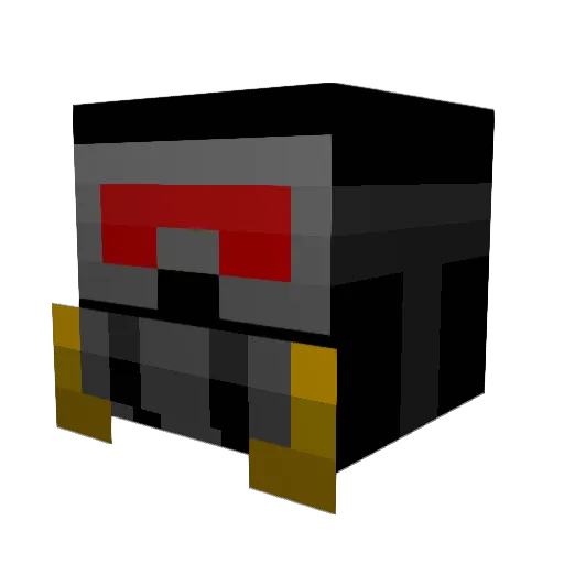 boongfoot Minecraft avatar head, 3D render