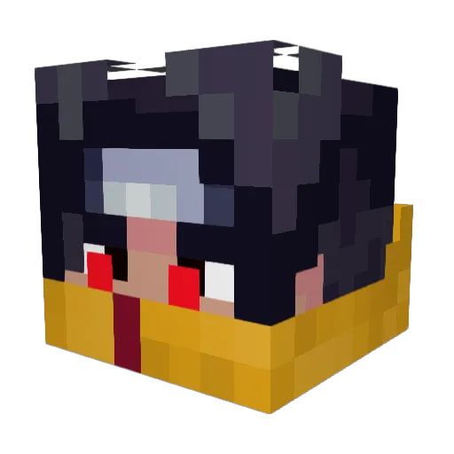 boonie69 Minecraft avatar head, 3D render