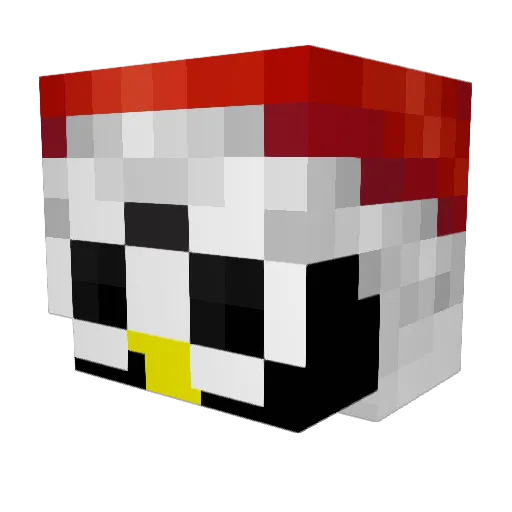 boonk_gamg_lol Minecraft avatar head, 3D render
