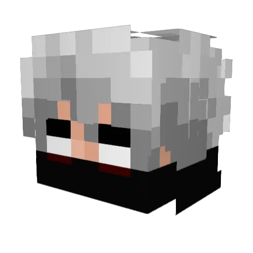 boonly Minecraft avatar head, 3D render