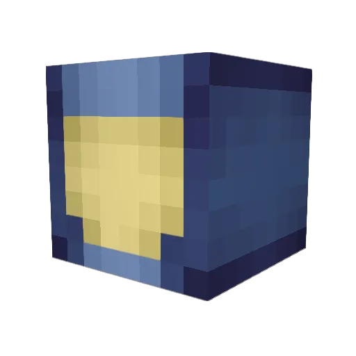 booomb Minecraft avatar head, 3D render