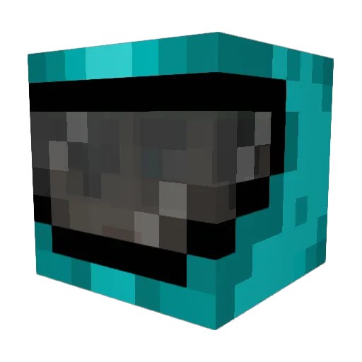 booon Minecraft avatar head, 3D render