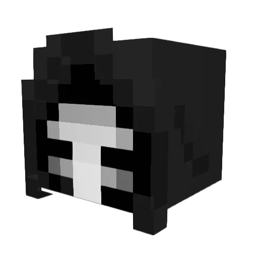 booooooonk Minecraft avatar head, 3D render