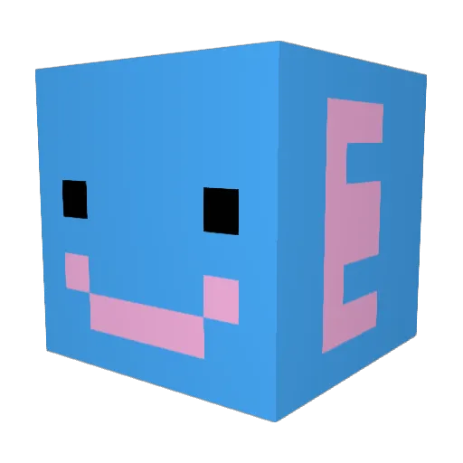 boootrice Minecraft avatar head, 3D render