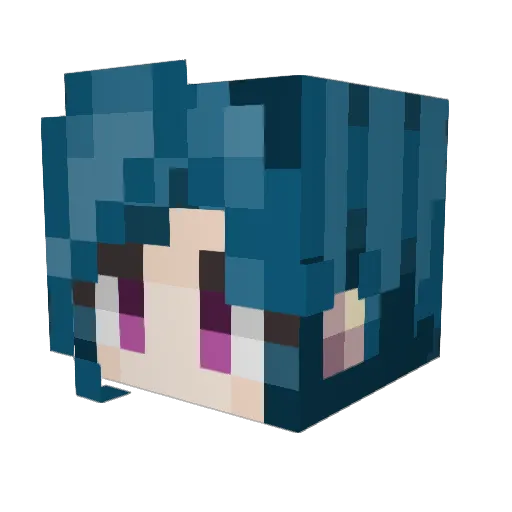 boop037 Minecraft avatar head, 3D render