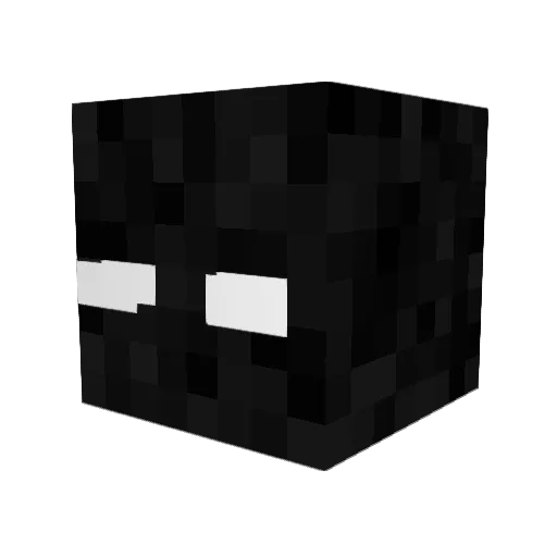 boop0w07 Minecraft avatar head, 3D render