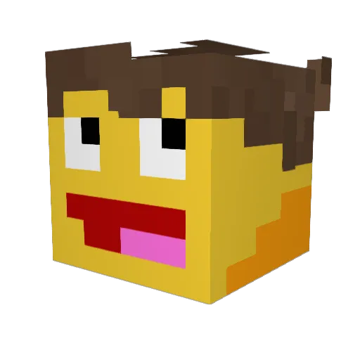 boosle2015 Minecraft avatar head, 3D render