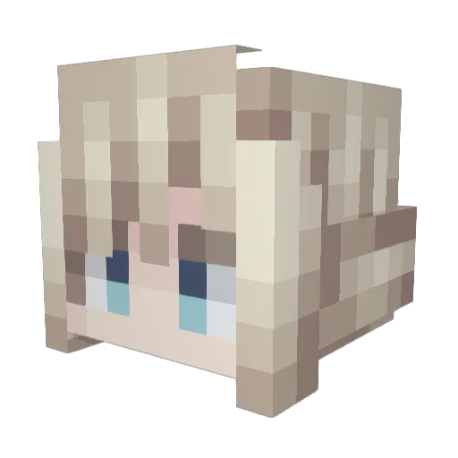 boost0913 Minecraft avatar head, 3D render