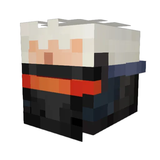 boostgod Minecraft avatar head, 3D render