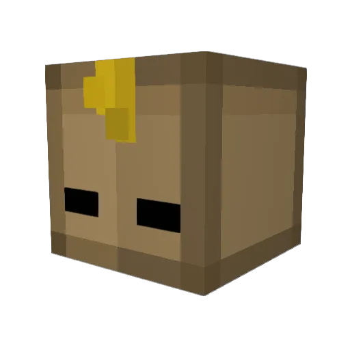 boothy08 Minecraft avatar head, 3D render