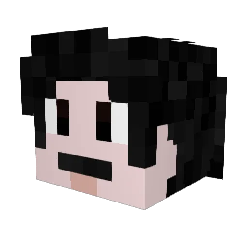 bootjekadootje Minecraft avatar head, 3D render