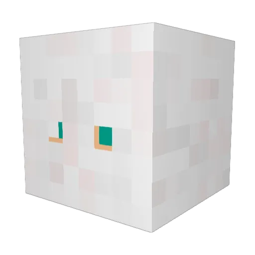 bootybooty3 Minecraft avatar head, 3D render