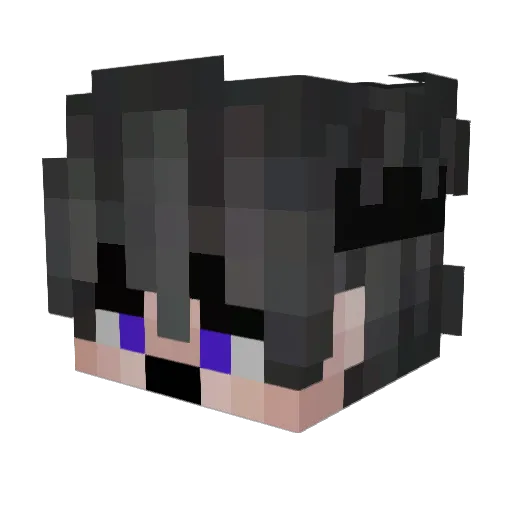 bopani Minecraft avatar head, 3D render