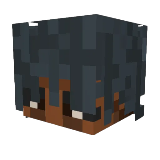bopqod Minecraft avatar head, 3D render