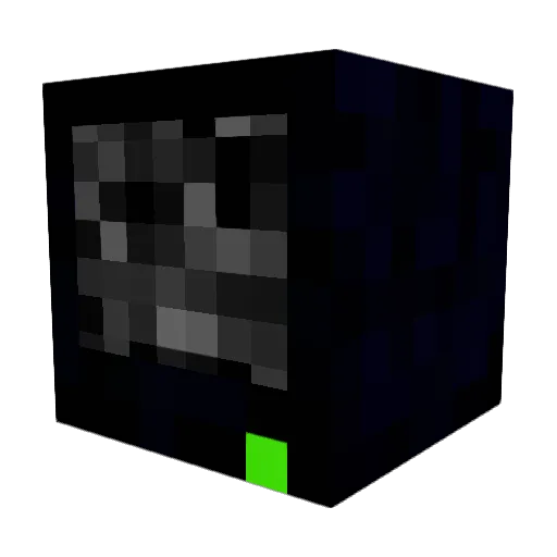 boq Minecraft avatar head, 3D render