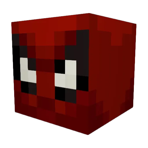 boraefe Minecraft avatar head, 3D render