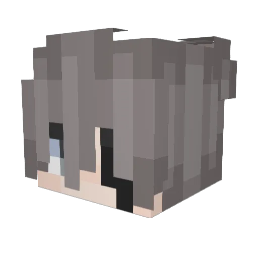 boraoc Minecraft avatar head, 3D render