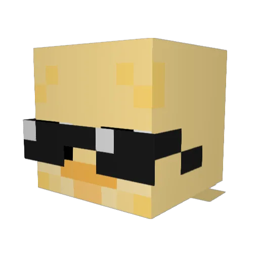 bordan_mc Minecraft avatar head, 3D render