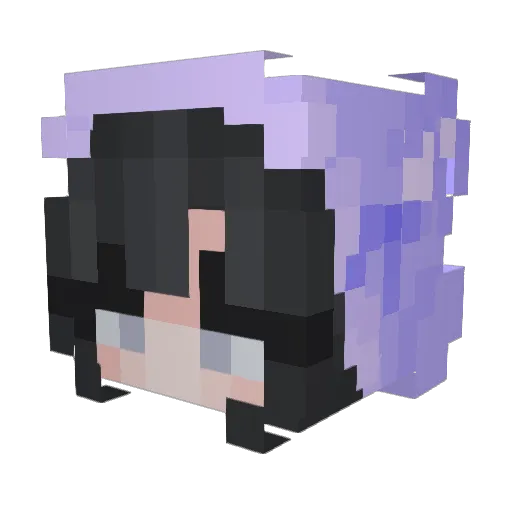 bored32 Minecraft avatar head, 3D render