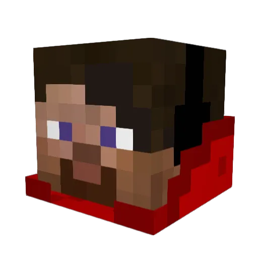 boredguy94 Minecraft avatar head, 3D render