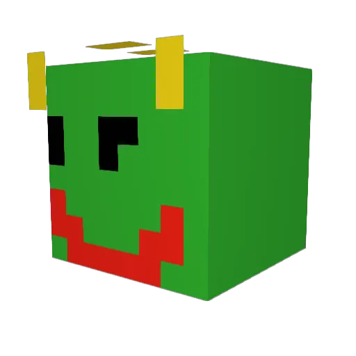 borgan420 Minecraft avatar head, 3D render