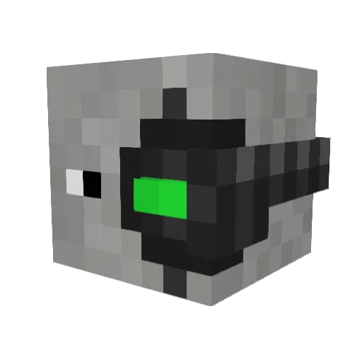 borgcube69 Minecraft avatar head, 3D render