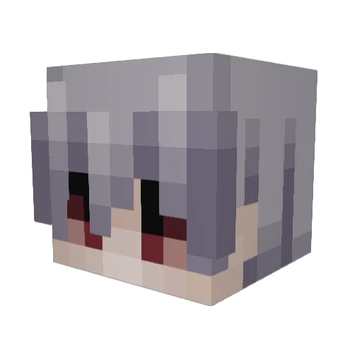 borger395 Minecraft avatar head, 3D render