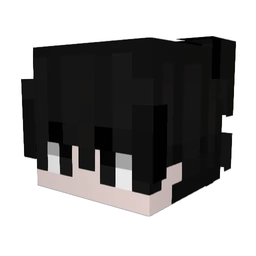 borhax Minecraft avatar head, 3D render