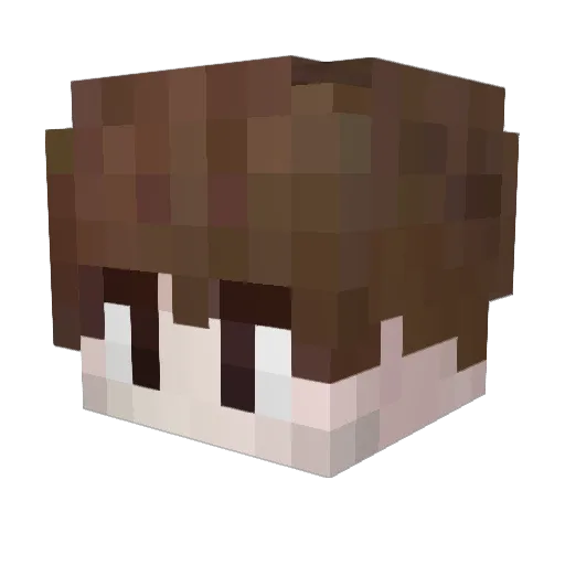 borigo6 Minecraft avatar head, 3D render