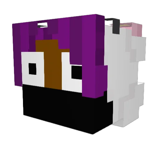 boris1f1kubi Minecraft avatar head, 3D render