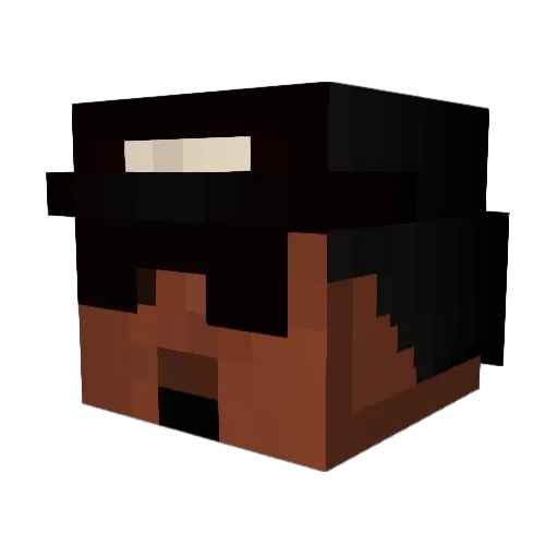 boris46 Minecraft avatar head, 3D render