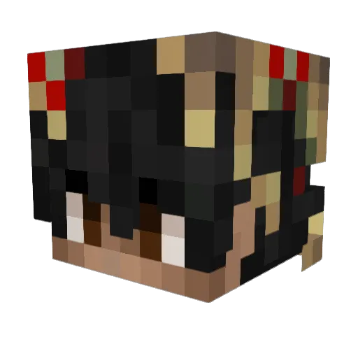 borjarf4 Minecraft avatar head, 3D render