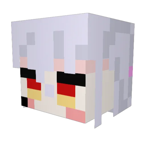 boroido Minecraft avatar head, 3D render