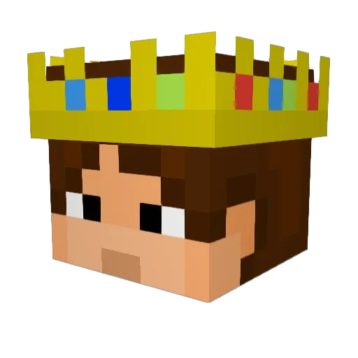borritoboi Minecraft avatar head, 3D render